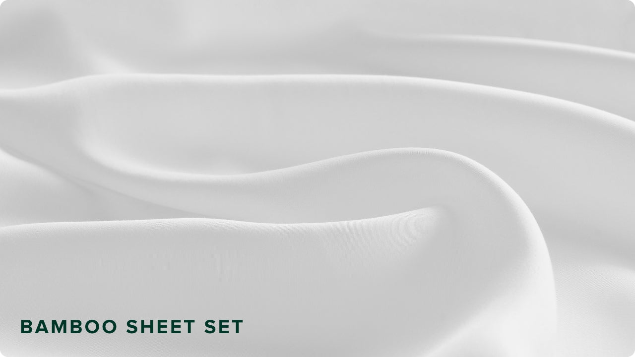  Enjoy a restful night with bamboo sheets. Cool, cozy, and eco-friendly, fitting mattresses up to 16 inches deep.