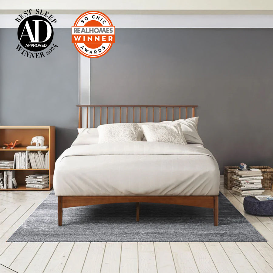 Linda Wood Platform Bed Frame