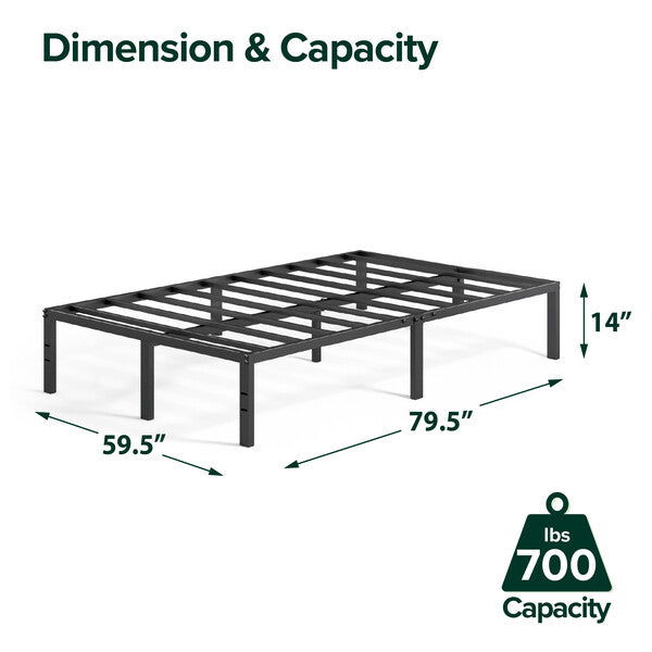 Yelena Metal Platform Bed Frame